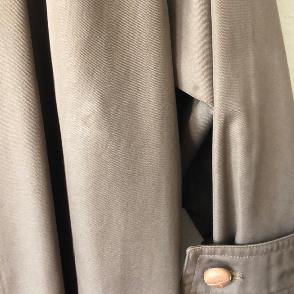 Fleet Street Long Belted Trench Coat Size 14 - Picture 5 of 8